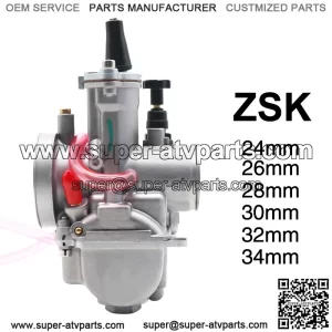 Motorcycle modified carburetor competitive Keihin PWK 24 26 28 30 32 34MM 2T 4T KR150