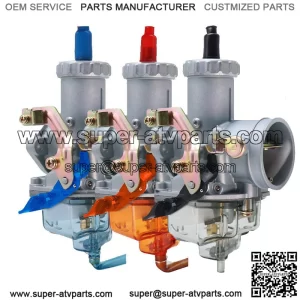 Motorcycle modified carburetor PZ32mm color blue transparent oil pan suitable for HONDA CG250-350CC