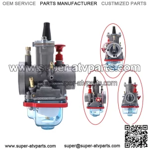 Motorcycle PWK 21 24 26 28 30 32 34MM transparent blue oil pan high speed adjustable carburetor
