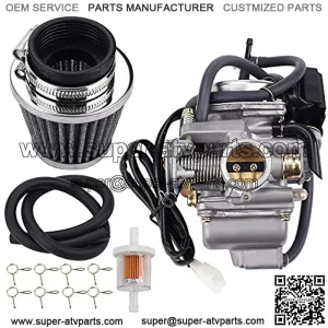 GY6 150cc Carburetor for 152QMJ 152QMI 157QMI 157QMJ 125cc Scooter 24mm PD24J Carb with Air Filter