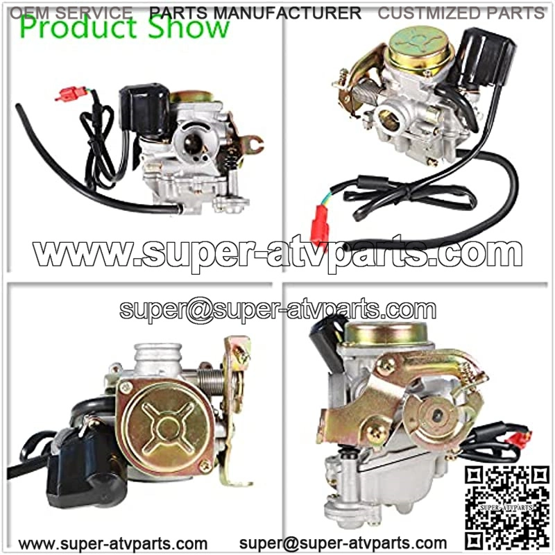 139QMB Carburetor Replacement for 4 Stroke GY6 50CC 49CC Scooter Moped Engine 18mm carb with Intake Manifold Air Filter - Image 2