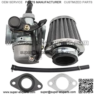 PZ19 Carburetor with Air Filter Replacement for Kazuma XR/CRF 50cc 70cc 90cc 110cc 125cc Dirt Pit Bike Go Kart 4 Wheeler