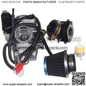 Intake manifold Fuel Air filter Carburetor For GY6 150cc Kazuma Baja Eagle Go Kart
