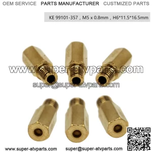 M5 Main Jets Keihin OKO KOSO PWK FCR Carburetor Injection Nozzle Main Quantity Orifice Nozzle PE