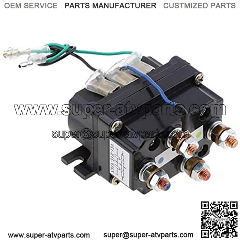 12V Universal Solenoid Relay Contactor Winch Rocker Switch Thumb 250A 95001bs-17000lbs Compatible with ATV/UTV 4WD 4x4 Winches 807.540.5mm - Image 2