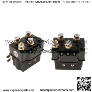 2x DC 24V 500A Contactor de Rel?? Solenoide Interruptor Basculante para ATV UTV Motocicleta Cami??n To  Contactor de solenoide de cabrestante