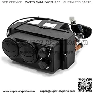 SuperATV Cab Heater for 2013+ Polaris Ranger XP 900 | 2014+ Polaris Ranger XP 900 Crew | Polaris Heater Includes Defrost Hoses and Vents | Built-in Shutoff Valve | Adjustable Temperature Fan Speeds