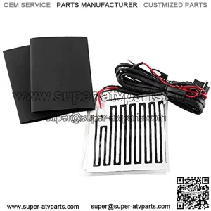 Motorcross Heated Grips - 12V Universal Motorcycle Handlebar Heated Pad Warm Heated Grip Kit Pads Motorbike Winter Heated Grip Pads Inserts Handlebar Hand Warmers Heater ATV Motorcycle Warm Heated Gri