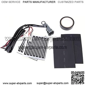 Motorcycle Heated Grip Throttle Pads Handlebars ATV Scooter Grips Heater