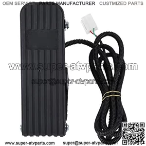 Throttle Accelerator Control Pedal, ATV Foot Brake Pedal for Most Electric Bicycles, Karts, and Off-road Vehicles