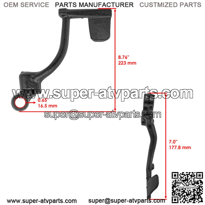 2XJ-15620-10-00 2XJ156201000 Kick Start Starter Lever Pedal For Yamaha - Image 2