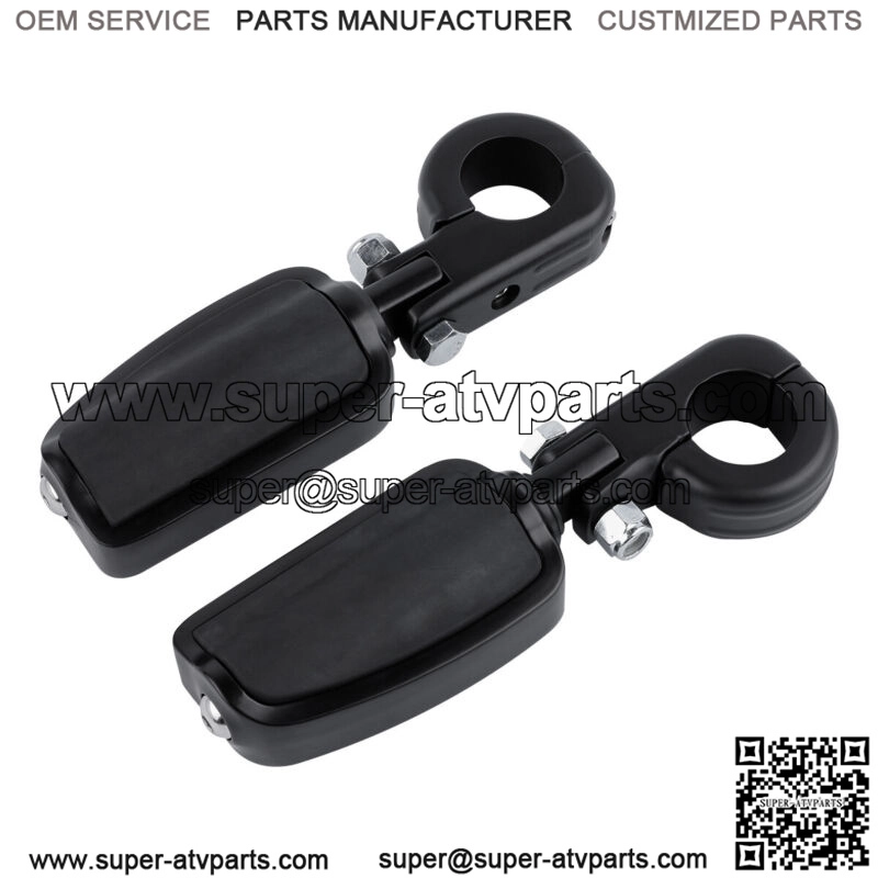 1 1/4" Highway Bar Footpeg Pegs Clamps Fit For Harley Touring Road Street Glide (For: Harley-Davidson)