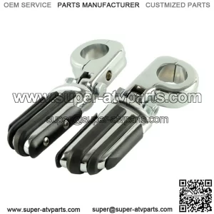 1 1/4" 32mm Highway Pilot Footpeg Pegs Mount Clamps Fit For Harley Touring Glide (For: Harley-Davidson)