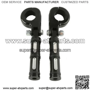 1 1/4" Highway Engine Guard Footpeg Clamps Fit For Harley Touring Sportster XL (For: Harley-Davidson)