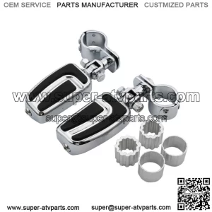 25mm-35mm Engine Guard Bar Footpegs Rest Clamps Fit For Harley Honda Chopper ATV (For: Harley-Davidson)