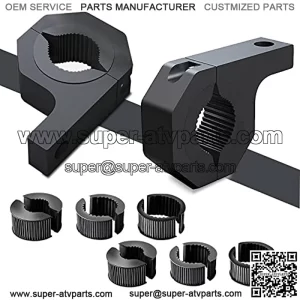 LED Light Fixture Mounting Bracket Off Road Light Horizontal Bar Tube Clamp Roof Roll Cage Aluminium Kits for ATV UTV [1"/1.5"/1.75"/2" Inch]??