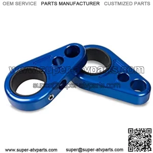 Aluminum ATV A-Arm Brake Line Clamps for Any Sport ATV with 1" Or 3/4" Diameter Size ATV A-Arms (Color : Blue)