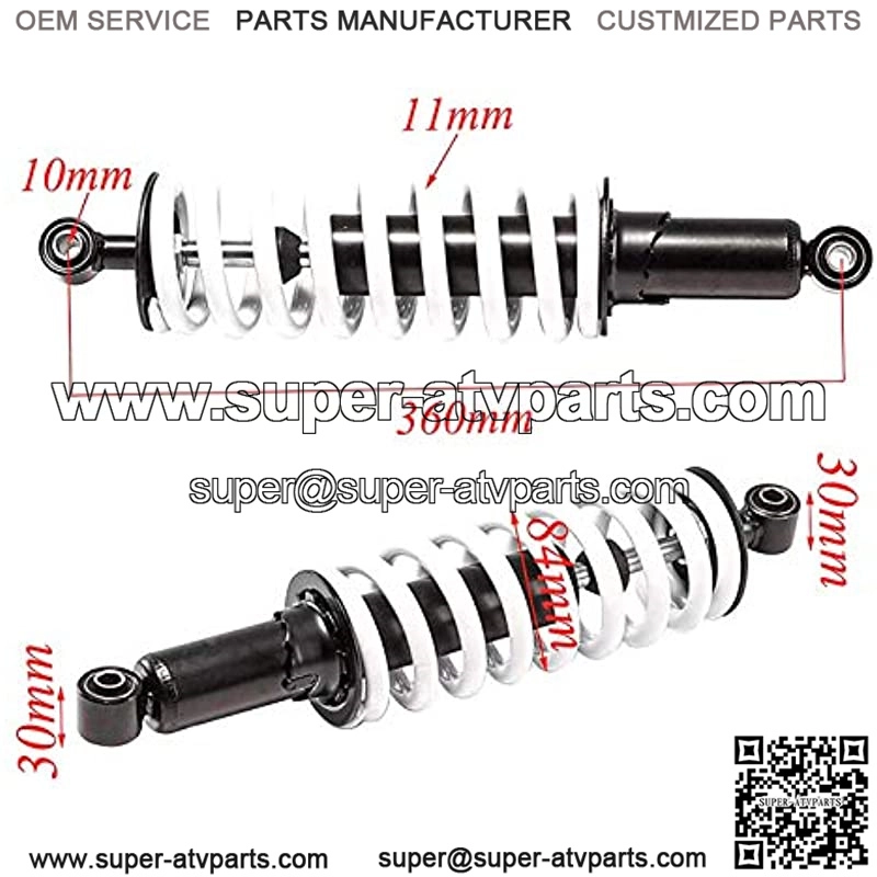 2PCS 360mm 14'' Rear Back Shock Absorbers Suspension for ATV Quad Buggy - Image 2