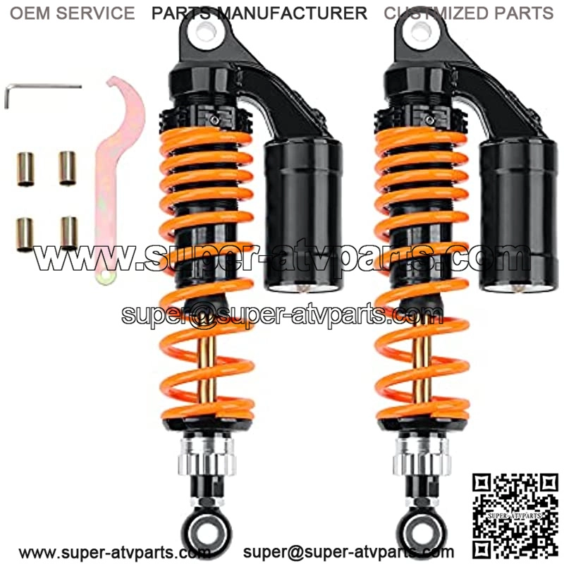 12.5Inch 320mm Universal Motorcycle Air Shock Absorbers Rear Suspension Compatible with Honda CB Gokart 2PCS??Orange?? - Image 2