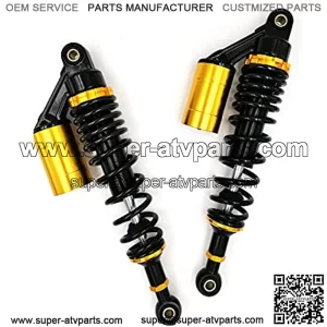 Cloud Rising Motorcycle Universal 340mm Rear Air Shocks Absorber for Honda Kawasaki Suzuki Go Kart Scooters Sport Street Bike