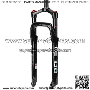 QIANGU Suspension Fork Snowmobile ATV Fork Fat Tire Bicycle Magnesium Alloy Suspension Gas Fork 135MM Shock Absorber Fork