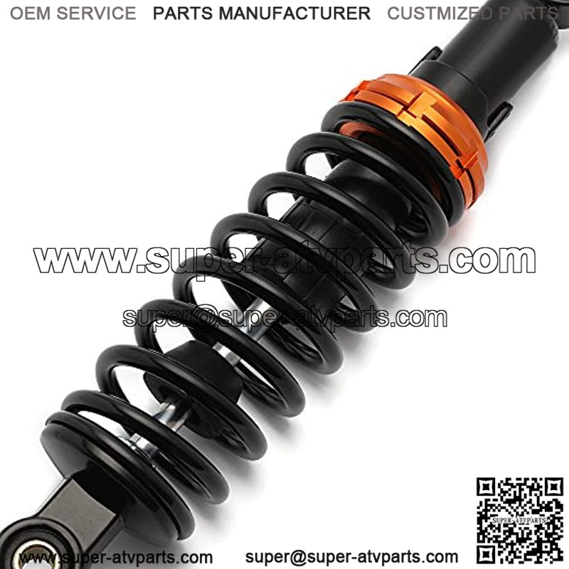 11" 280mm Motorcycle Universal Springs Suspension Adjustable Rear Shock Absorbers For Honda Kawasaki Suzuki Yamaha Aprilia Triumph Benelli Scooter (Black/Orange) - Image 4