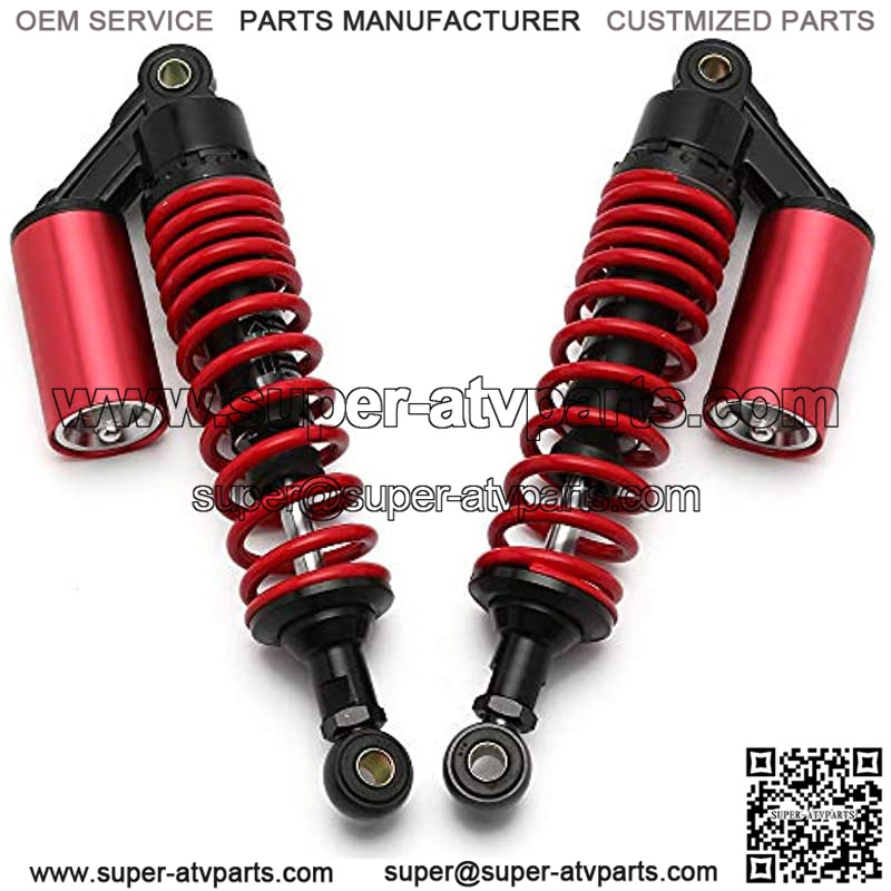 12.5" 320mm Motorcycle Universal Springs Air Suspension Adjustable Rear Gas Shock Absorbers For Honda Kawasaki Suzuki Yamaha Aprilia Triumph Benelli (Red)