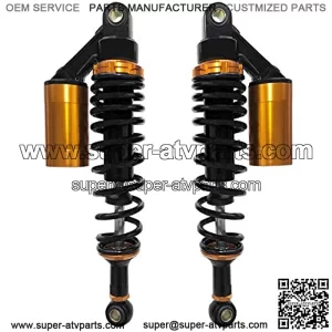 11" 280mm Motorcycle Shock Absorber Rear Suspension Adjustable Air Shock Absorber Universal Compatible For Honda Suzuki Yamaha Kawasaki ATV Go Kart Quad Dirt Sport Bikes, 1 pair