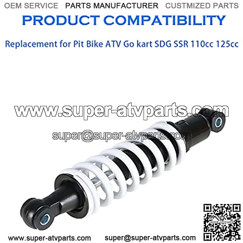 12750lb 300mm Rear Suspension Shock Absorber White Replacement for Pit Bike ATV Go kart SDG SSR 110cc 125cc - Image 4