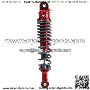 320 mm Universal Motorcycle Air Shock Absorber Rear Suspension Adjustable Air Shock Absorber,for Honda Yamaha Kawasaki Suzuki ATV Quad Dirt Sport Bikes (Red)