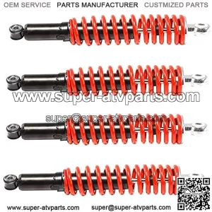 Pack of 4 Front Shock 13.75" 350mm Absorber Shocker Suspension for Quad ATV Dune Go Kart