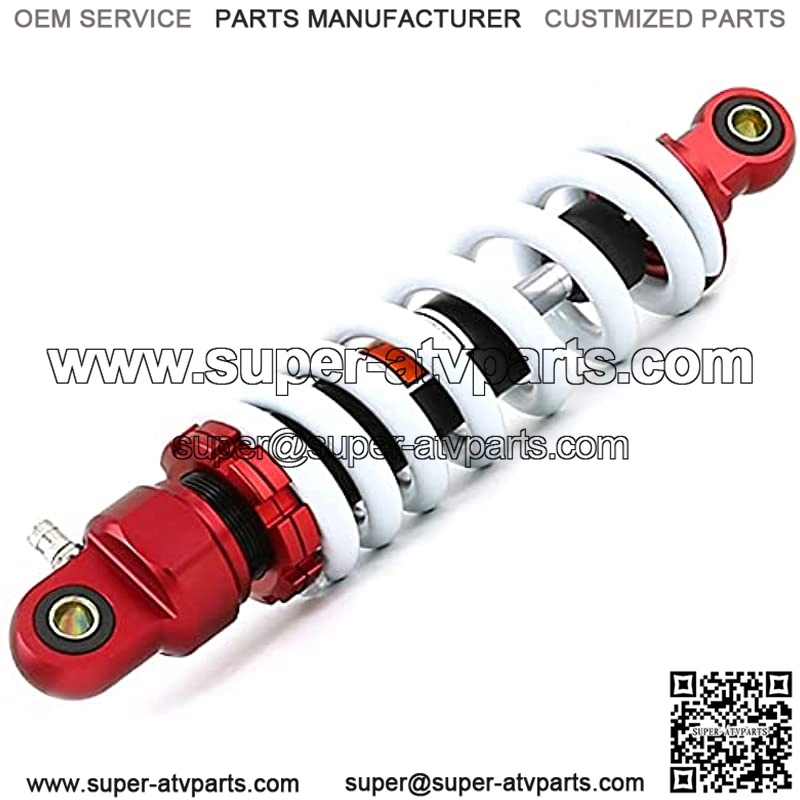 280mm Rear Shock Damper Suspension fit for Dirt Bike/Quad/ATV/Pit and Shock Damper Suspension Compatible with Rear Suspension Spring(red&white) - Image 3