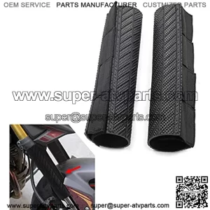 Alpha Rider Motorcycle Dirt Bike Front Forks Protector Shock Absorber Guard Wraps Dust Cover Boot Board For Kawasaki KLX250 KDX 125 200 250 Black