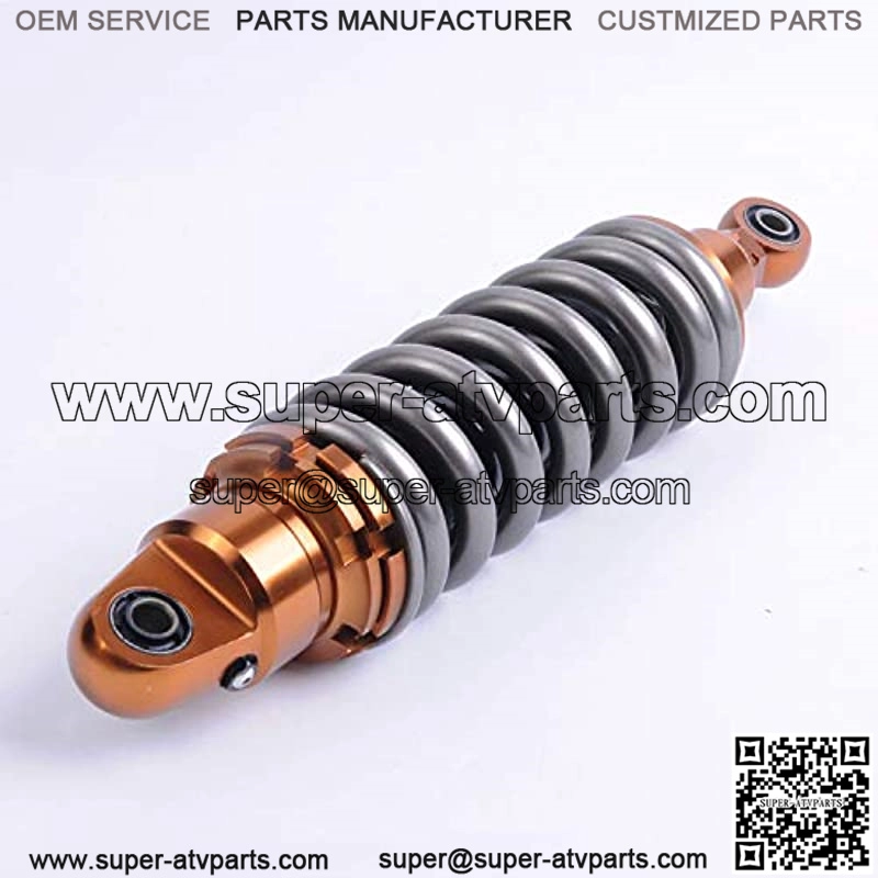 1 Piece Shock Absorber Rear Suspension 360mm 14.2 inches Round Ends Motorcycle Replacement Universal for Scooter Atv Quad Dirt Sport Bike Go Kart Suzuki Kawasaki Yamaha Grey - Image 4