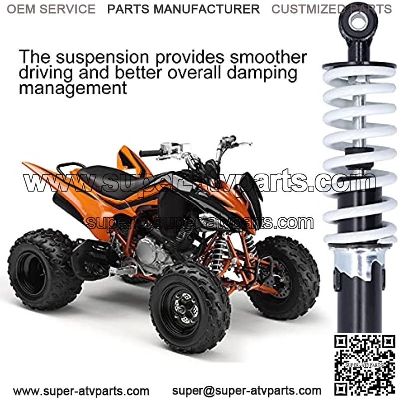 250mm Universal Motorcycle Shock Absorber, CNC aluminum alloy Adjustable Shock Strut Shock Spring Suspension Damper Replacement for ATV Go Kart Quad Dirt Sport Bikes - Image 2