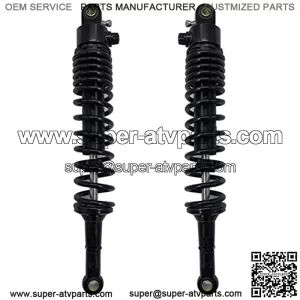 Motorcycle Shocks One Pair 400mm 410mm 420mm 430mm 440mm 450mm Motorcycle Shock Absorber Rear Suspension Fit for YMAHA Suzuki Kawasaki ATV Motorcycle Suspension Strut (Color : 410mm)
