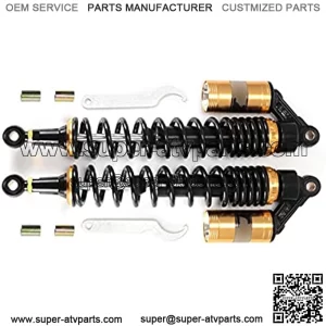 Motorcycle Air Shock Absorber 280/320/340/360/380/400/440mm Rear Suspension ATV Quad Scooter Dirt Bike (Color : M99-39-7-BG-440mm)