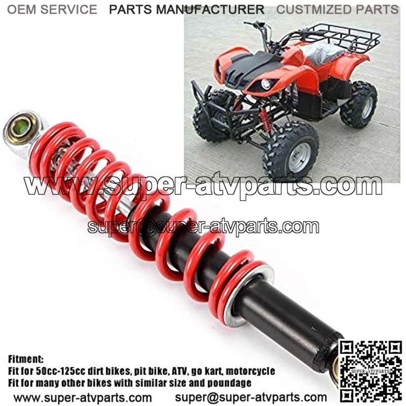 270mm 10.6in Motorcycle Shock Absorbe Suspension Front Rear Shock Absorber Damper Spring Struts Shock Adjustable for 50cc?125cc Dirt Pit Bike ATV Go Kart Motorcycle - Image 4