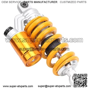 Shock Absorber, Universal 240mm Suspension Damper Front & Rear Shocker W/Air Tank Fit for Motorcycle ATV Off Roader