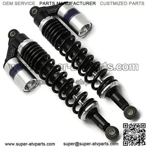 400mm 15.34" Motorcycle Air Shock Absorber Rear Suspension Motor Fit for Dirt Bike Motor Fit for Scooter ATV Quad D30 Motorcycle Suspension Strut Motorcycle Shock Absorber