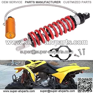 395mm Air Shocks Suspension Absorbers Rear For Banshee Front Shocks For Yamaha Banshee Shock 660 660R 700 700R Banshee 350 YFZ450,for Honda Sportrax TRX400 TRX450 for Suzuki 400 QuadSport ATV
