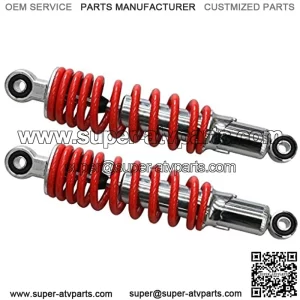 Pair 290mm 11 7/16" Rear Shock Absorber Suspension Sensa-Trac Load 700LBS for Quad ATV Go Kart Buggy