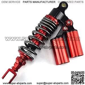 Suspension Shock Universal 320mm Motorcycle Shock Absorber Modified Double Gas Cylinders Rear Shock Rear Suspension Fit ATV Pit Dirt Bike Scooter for Bike ??car (Color : Round)