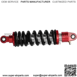 11.4in 290mm Rear Shock Absorber, Rear Suspension Spring Steel Alloy + Spring Adjustable Damping Fit for Motorbike ATV Go Karts