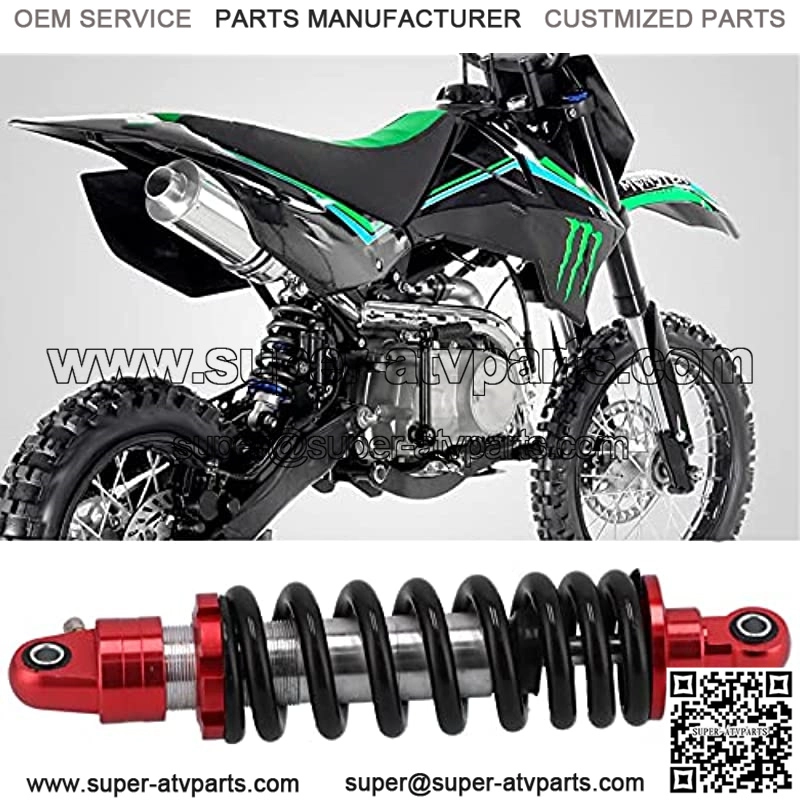11.4in 290mm Rear Shock Absorber, Rear Suspension Spring Steel Alloy + Spring Adjustable Damping Fit for Motorbike ATV Go Karts - Image 3