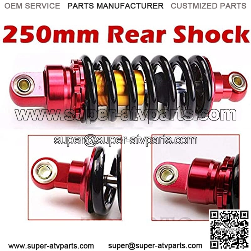 250mm Motorcycle Rear Shock Suspension Absorber Fit 50cc-160cc ATV Quad 4 Wheeler Buggy Scooter Dirt Pit Bike - Image 2