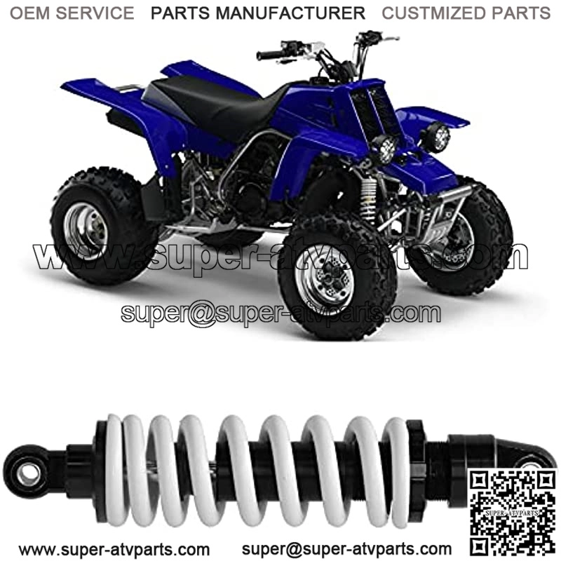11.4in Shock Absorber Steel Rear Suspension Adjustable Spring Pressure Assembled for Motorcycle ATV Go Karts - Image 2