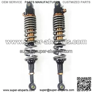 One Pair 400mm 410mm 420mm 430mm 440mm 450mm Motorcycle Shock Absorber Rear Suspension Fit for Yamaha Suzuki Kawasaki ATV Motorcycle Rear Spring Shock Absorber Motorcycle Shock Absorber