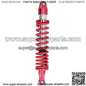 14.2in Rear Suspension Shock Absorber, Steel Alloy Adjustable Spring Pressure Damper Replacement for Motorcycle ATV Go Karts
