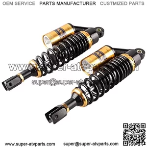 12.5" 320mm Motorcycle Shock Absorbers Clevis End Universal Fit 125cc-200cc Honda Suzuki Yamaha Kawasaki ATV Go Kart Quad Dirt Sport Bikes